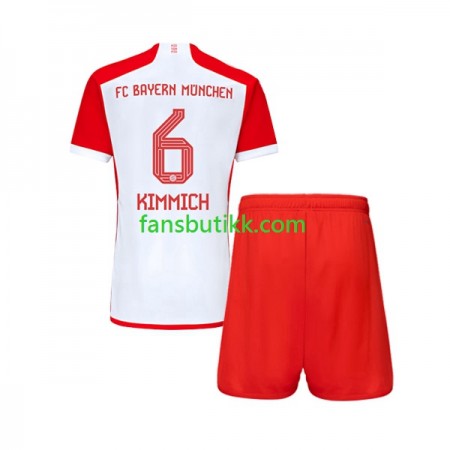 Fotballdrakt Bayern München Joshua Kimmich 6 Barn Hjemmetrøye 2023-2024 Kortermet